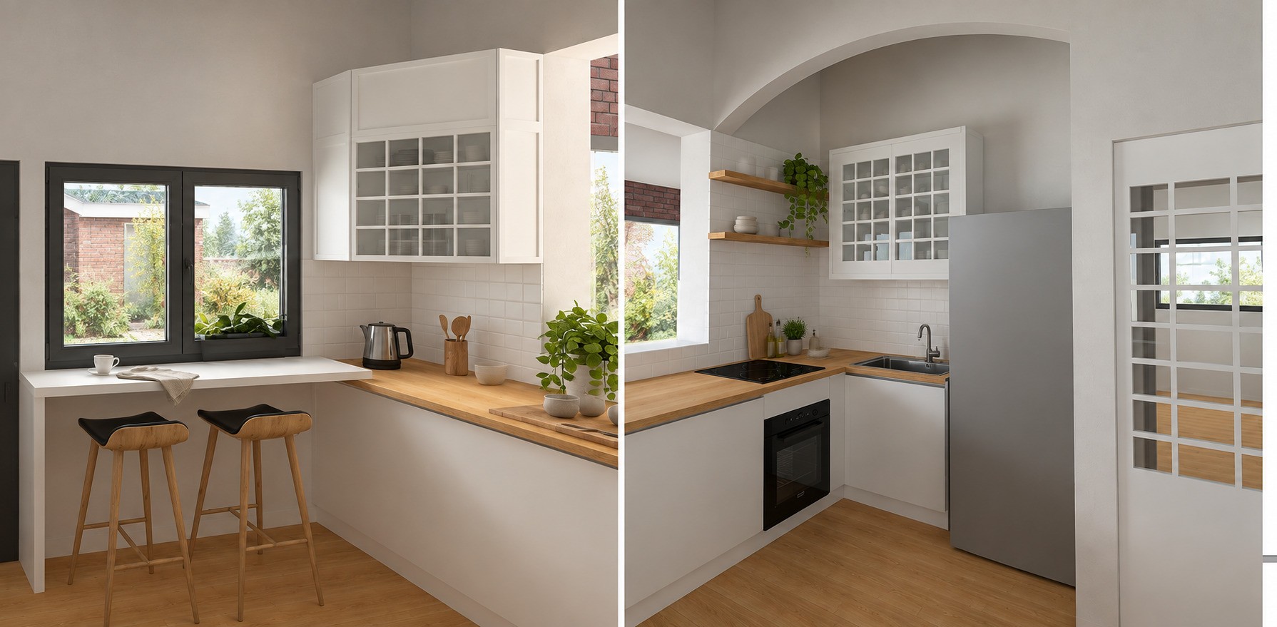 Kitchen visualizations for the Family Home Renovation